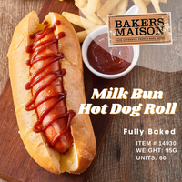 Milk Bun Hot Dog Roll