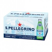 S.Pellegrino Sparkling Natural Mineral Water 24 x 250ml