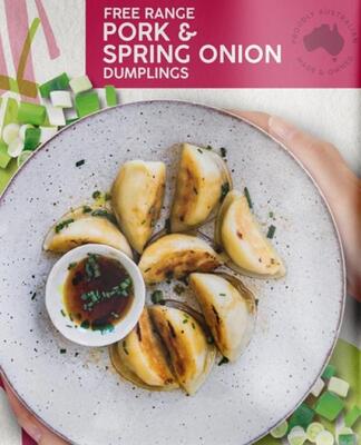 Pork & Spring Onion Gluten Free Gourmet Dumplings - 50pcs